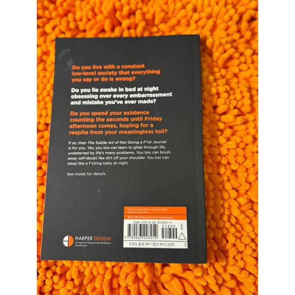 The Subtle Art of Not Giving a F*ck Journal Paperback – May 3, 2022 Humor - Picture 3 of 4